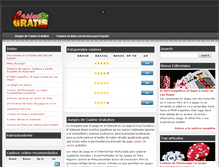 Tablet Screenshot of casinogratis.com